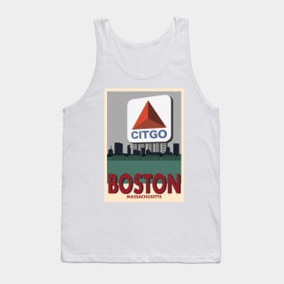 Boston Travel Poster Tank Top